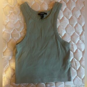 forever 21 green tank, size small